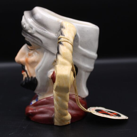 Vintage NASCO Japan Ceramic Medieval Knight Crusader Coffee Mug Toby Jug Style - Picture 5 of 7